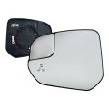 Spieg Driver Side Mirror Glass For 2016-2023 Ford Transit Connect Small Housing Heated Blis Spotter With Backing Plate Left