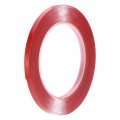 15 64 Inch X 16ft Heat Resistant Acrylic Double Sided Adhesive Tape For Touch Screen Repairing 1mm Thickness Clear With Red 