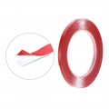15 64 Inch X 16ft Heat Resistant Acrylic Double Sided Adhesive Tape For Touch Screen Repairing 1mm Thickness Clear With Red