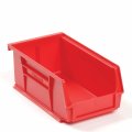 Global Industrial Plastic Storage Bin Small Parts 4-1 8 X 7-3 3 Red Lot Of 24 