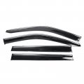 Ikon Motorsports Window Visor For 2017-2023 Jeep Compass Mp Injection Polycarbonate With Chrome Trim Rain Guard Shade 4pc 2018 