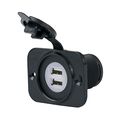 12-24v Dual Usb With Mounting Plate-bulk 