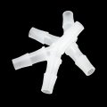 X Autohaux 4 Pcs 3 8 Y Shaped Hose Barb Barbed Tube Pipe Fitting Pp Translucent For Car