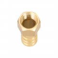 Uxcell Brass Hose Barb Fitting Connector 10mm G1 8 Female Thread Pipe Adapter 5pcs