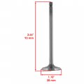 Caltric 4x Intake And Exhaust Valve Compatible With Arctic Cat Prowler Xt 650 H1 2006 2007 2008