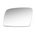 Factory Style Flat Side View Mirror Glass Lens Compatible With Lincoln Town Car 1990-1994 Driver Left Silver Reflective