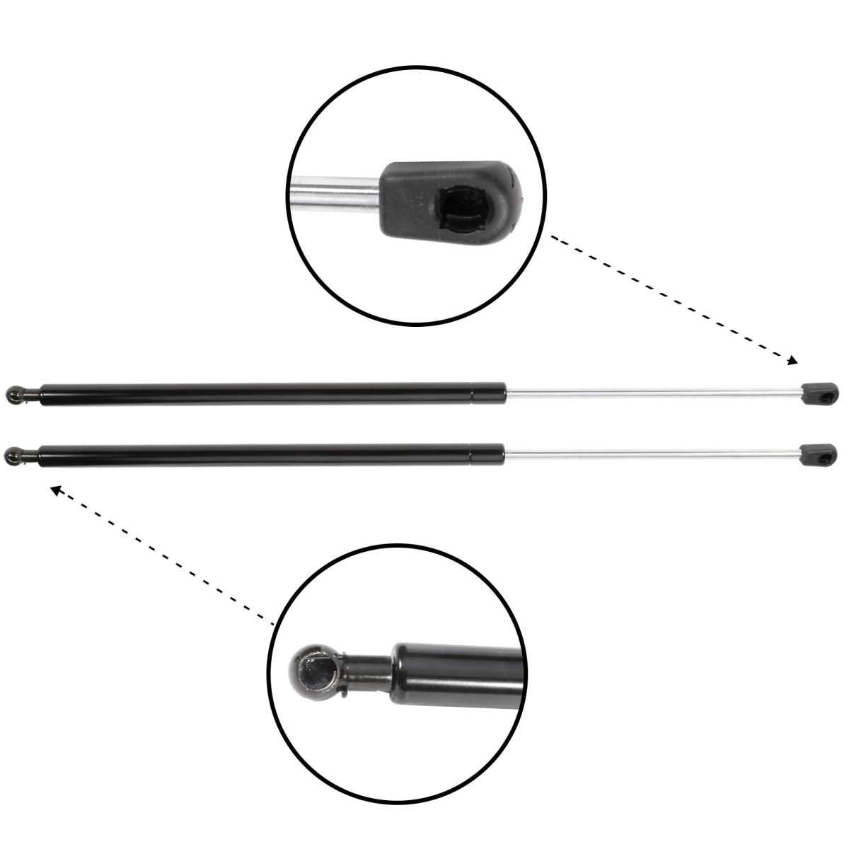Hood Gas Strut Spring Shock Lift Supports For Chevrolet Traverse 2013 2016 And Buick Enclave Part Number 22760388 Pm3409 2