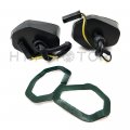 Httmt Mt224-009-sk Smoke Led Turn Signal Lights Compatible With Suzuk Gsxr 600 750 1000 2001-2004
