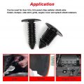 Aintier 340 Pcs Car Retainer Clips Plastic Fasteners Kit Fender Rivets Kits Auto Push Pin Black Blue