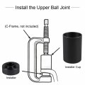 Ball Joint Service Adapter Kit For Jeep Wagoneer Cherokee Comanche Wrangler Renegade Grand And Dodge Ram 1 2 Ton 4wd 4 Piece