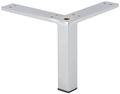 1 Square-l Leg 9-1 8 Tall Polished Chrome 