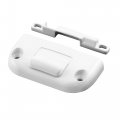 Prime-line F 2941 Window Sash Lock With Keeper 2-1 16 In Hole Centers Diecast Construction Euro White Painted Finish 1 Set 