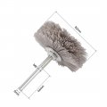 Uxcell Abrasive Nylon Wheels Brush 240 Grits With 1 4 Inch Shank For Polish Grinder 3pcs