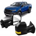 Ocpty Rearview Mirrors Power Heated Towing For 2015-2017 F150 With Puddle Lights Turn Signal 