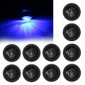 10 Pack 3 4 In Round Led Clearance Side Marker Indicator Lights For Truck Car Bus Trailer Boat 12v Smoked Blue Tail Brake Stop 