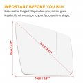Car Right Side Rearview Mirror Glass Heated With Backing Plate A1668100219 For Mercedes-benz Ml550 2012-2014