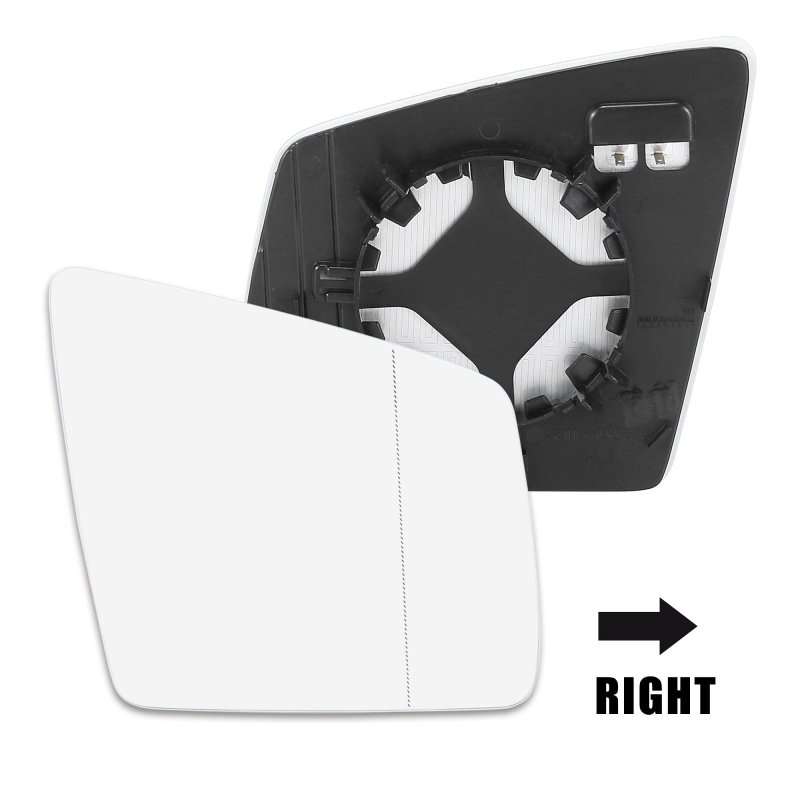 Car Right Side Rearview Mirror Glass Heated With Backing Plate A1668100219 For Mercedes-benz Ml550 2012-2014