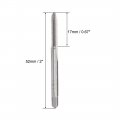 Uxcell Machine Tap 5-40 Unc Thread 2b Class 3 Flutes High Speed Steel Screw Threading Tapping Tool
