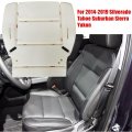 Secosautoparts Driver Side Bottom And Foam Replacement Leather Seat Cover Gray Compatible With Chevy Silverado Slt Sle Z71 2014