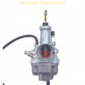 Wflnhb Carburetor With Intake Boot Replacement For Yamaha Moto 4 Yfm225 1986 1987 1988 Carb
