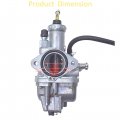 Wflnhb Carburetor With Intake Boot Replacement For Yamaha Moto 4 Yfm225 1986 1987 1988 Carb