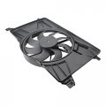 Engine Cooling Fan Assembly Radiator And Condenser With Module For Ford Focus 2012-2018 Replacement Cv6z 8c607 R Fo3115189