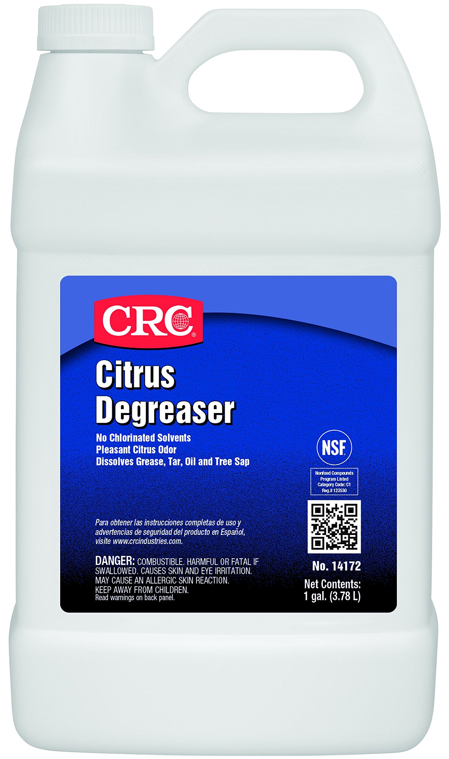 Crc Heavy Duty Citrus Liquid Degreaser 1 Gallon Bottle Clear
