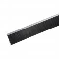 Uxcell Door Bottom Sweep F-shape Aluminum Alloy Base With 2-inch Black Nylon Brush 39-inch X 3 1-inch