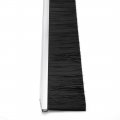 Uxcell Door Bottom Sweep F-shape Aluminum Alloy Base With 2-inch Black Nylon Brush 39-inch X 3 1-inch