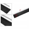 Uxcell Door Bottom Sweep F-shape Aluminum Alloy Base With 2-inch Black Nylon Brush 39-inch X 3 1-inch