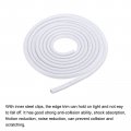 Uxcell Edge Trim White U Shape Protector Rubber With Steel Clips Fits 1 64 -1 16 8 2ft 2 5meter Length Door Guards