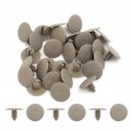 Uxcell 30 Pcs 7mm Plastic Automobile Car Push Fastener Rivets Fender Clips Deep Gray