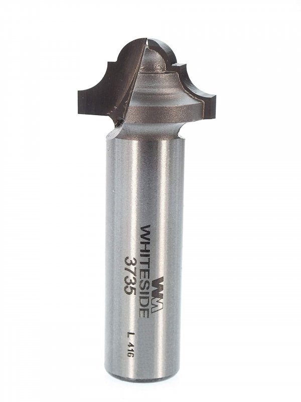 Whiteside Router Bits 3735 Classical Round Bottom Bit With 3 16-inch Radius 7 8-inch Large Diameter And 1 2-inch Cutting Length