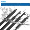 X Autohaux 4pcs Weatherstrip Window Trim Seal Belt Car Outside For Toyota Rav4 2009-2012 75710-0r020 75720-0r020 75730-0r020