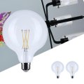 Satco 8w Led G40 Globe Light Bulb 5000k Natural 800 Lumens Clear Finish E26 Medium Base Dimmable 300 Degree Beam Enclosed 