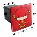 The Flash Cute Chibi Character Tow Trailer Hitch Cover Plug Insert For 2 In Receivers Durable Abs Plastic With Uv Resistant