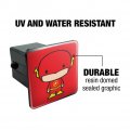 The Flash Cute Chibi Character Tow Trailer Hitch Cover Plug Insert For 2 In Receivers Durable Abs Plastic With Uv Resistant