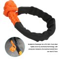 Soft Shackle 2pcs Synthetic 21 Tons Breaking Strength Flexible Lightweight Rope For Truck Suvs Offroad Vehicle