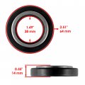 Caltric Rear Differential Rebuild Kit Compatible With Honda Rancher Trx420tm Te 2x4 2007 2008-2013