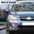 X Autohaux Purple Aluminum Alloy Front Bumper Trailer Ring Eye Towing Tow Hook Screw For Subaru Impreza Wrx Brz