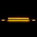 Chrome Yellow Led Cab Roof Running Lights And Dual Row Red 3rd Brake Light For Chevy Silverado Gmc Sierra Gmt900 2007 To 2013 