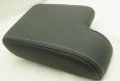 Dsv Fits 1992-1999 Bmw E36 325 328 318 323 Real Black Leather Console Lid Armrest Cover With M Type Stitch Stitching Leather 