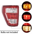 Tail Lights Rear Brake Lamps Assembly For Ford F150 Xl 2021 2022 2023 Fit W Factory Incandescent And O Blind Spot Light Models
