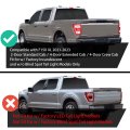 Tail Lights Rear Brake Lamps Assembly For Ford F150 Xl 2021 2022 2023 Fit W Factory Incandescent And O Blind Spot Light Models