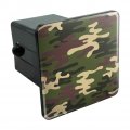 Green Camouflage Tow Trailer Hitch Cover Plug Insert 