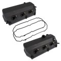 2pcs Left Right Engine Valve Cover W Gasket Replacement For 2007 2008 2009 Mitsubishi Outlander V6 3 0l Oe 1035a840 1035a702 