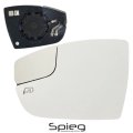 Spieg Driver Side Mirror Glass Replacement For Ford Focus 2012-2018 Heated W Backing Plate Lh