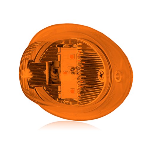 Maxxima M90081Y 17 LED Amber 7 Round Park//Turn Bus Light