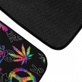 Foruidea Rainbow Peace Love Sign Gesture Front Rear Car Floor Matss Auto 4-pcs Full Set Car Carpet Universal Fit For Suvs