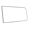 Mirror Glass For Kenworth T370 T660 2008 To 2013 Upper Driver Or Passenger Side Replacement M015400 Single Piece Non Heated 